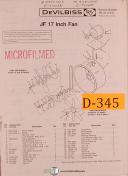 Devlieg 7'-6", JF4817-2 4818-4822-2, Water Chamber Dynaclean Manual
